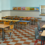 Ecole Emile André primaire communal réfectoire