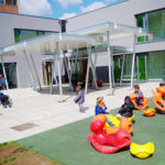 Ecole maternelle Heliport Bruxelles récréation